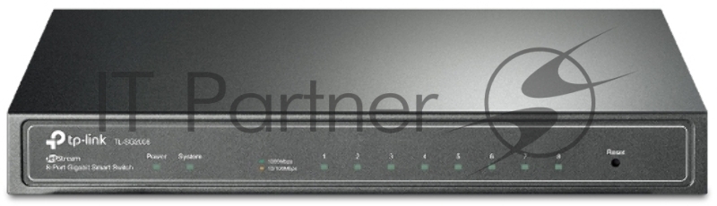 Сетевое оборудование TP-Link SMB TL-SG2008 8-port Pure-Gigabit Desktop Smart Switch, 8 10/100/1000Mbps RJ45 ports, Tag-based VLAN, STP/RSTP/MSTP, IGMP V1/V2/V3 Snooping, DHCP Filtering, 802.1P Qos, Rate Limiting, Voice VLAN,