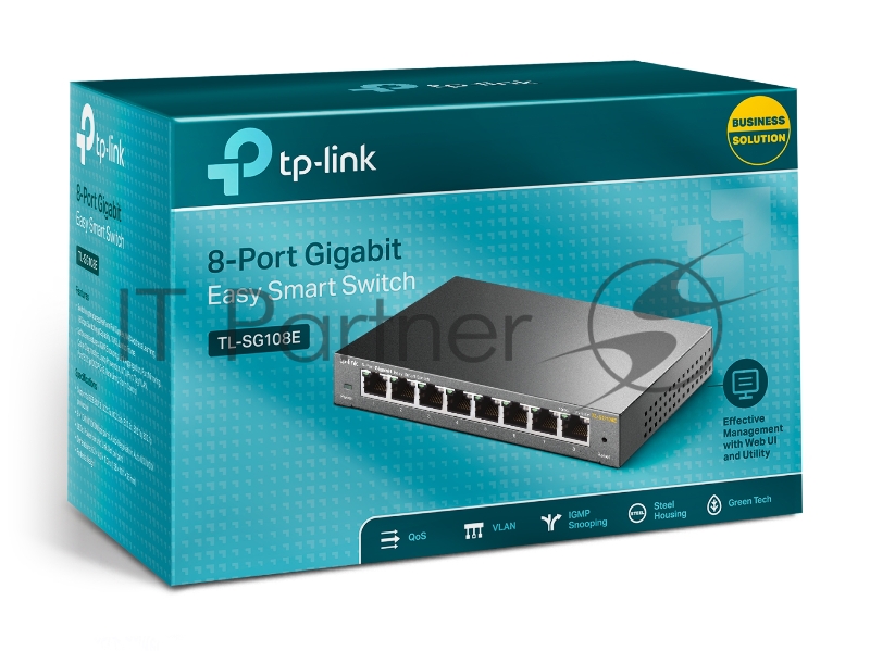 Коммутатор TP-Link SMB TL-SG108E 8-port Desktop Gigabit Switch, 8 10/100/1000M RJ45 ports