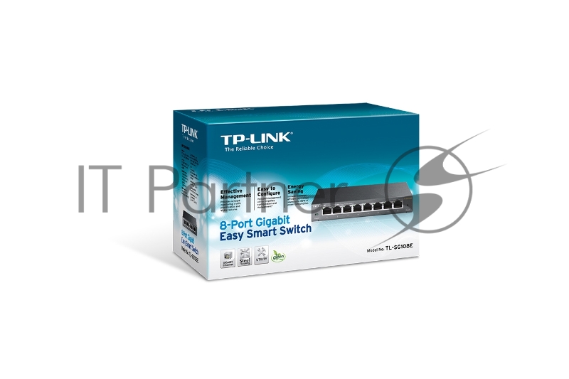 Коммутатор TP-Link SMB TL-SG108E 8-port Desktop Gigabit Switch, 8 10/100/1000M RJ45 ports