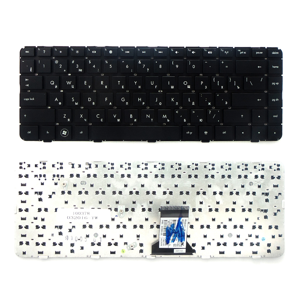 Клавиатура для ноутбука HP Pavilion DM4-1000, DV5-2000 Series. Черная, без рамки. NSK-HT5UV, 9Z.N4FUV.00R.