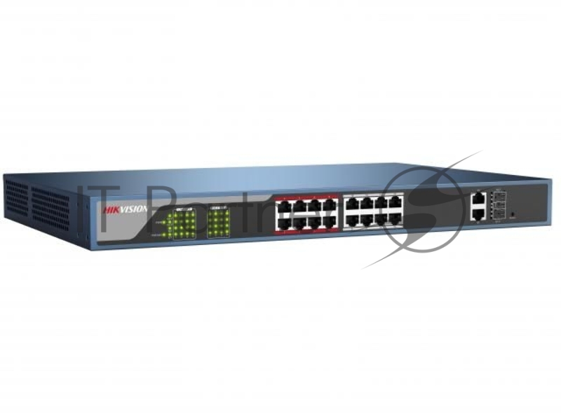 Коммутатор Hikvision DS-3E0318P-E 16xPOE