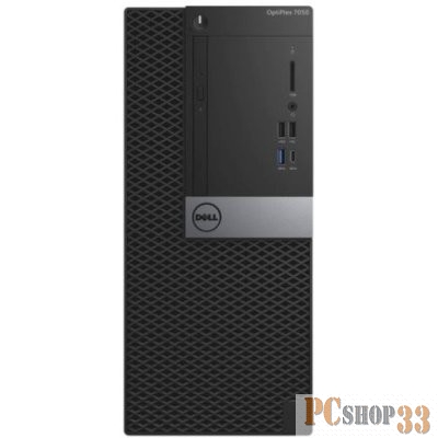 ПК Dell Optiplex 7050 MT i5 6500T (2.5)/8Gb/1Tb 7.2k/R5 430 2Gb/Windows 10 Professional/GbitEth/WiFi