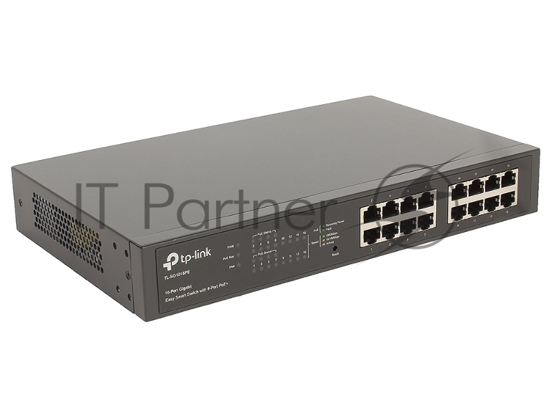 Коммутатор TP-LINK SMB TL-SG1016PE Easy Smart гигабитный 16-портовый коммутатор с 8 портами PoE+