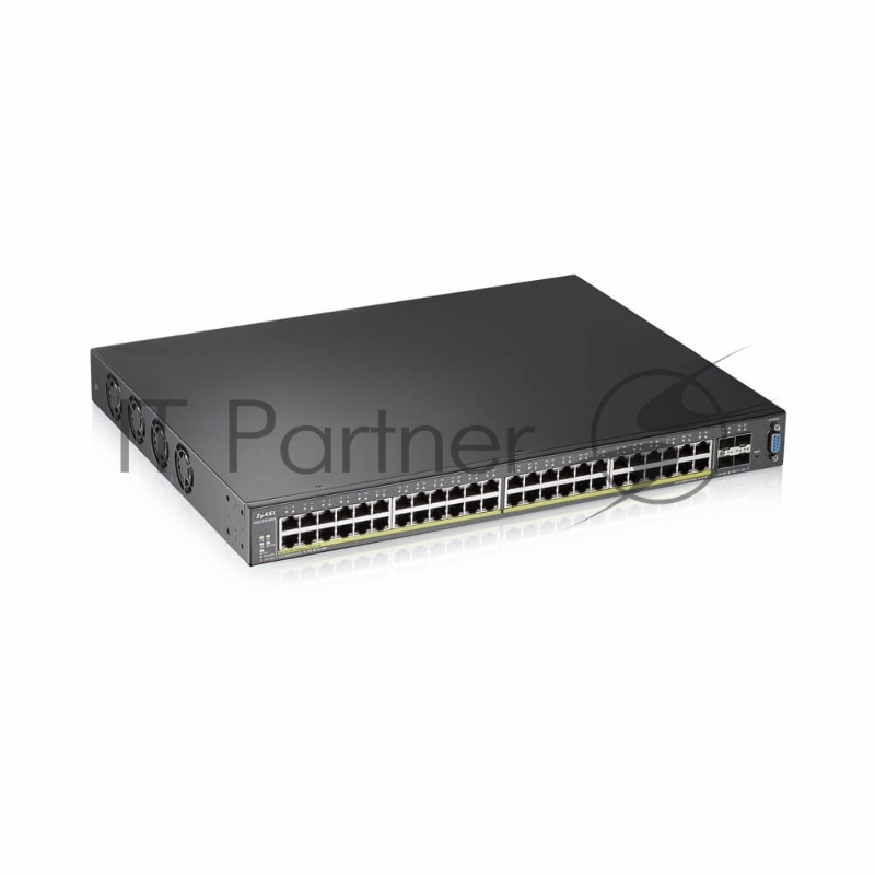 Коммутатор Zyxel XGS2210-52HP, 48 port Gigabit L2 managed PoE+ switch, 375 Watt, 4x 10G