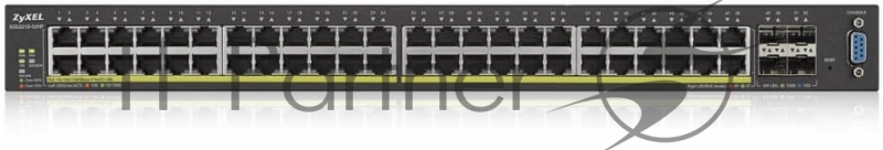 Коммутатор Zyxel XGS2210-52HP, 48 port Gigabit L2 managed PoE+ switch, 375 Watt, 4x 10G