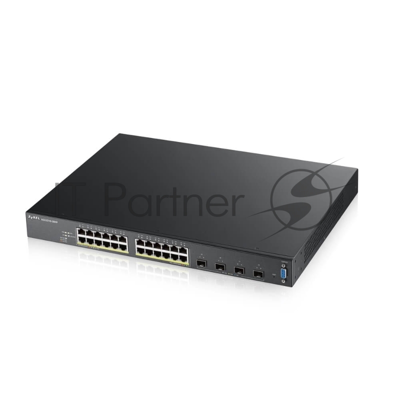 Коммутатор ZYXEL XGS2210-28HP, 24 port Gigabit L2 managed PoE+ switch, 375 Watt, 4x 10G