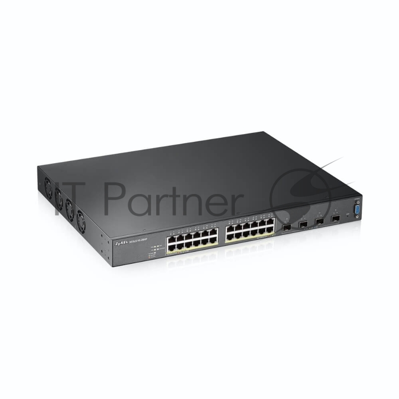 Коммутатор ZYXEL XGS2210-28HP, 24 port Gigabit L2 managed PoE+ switch, 375 Watt, 4x 10G