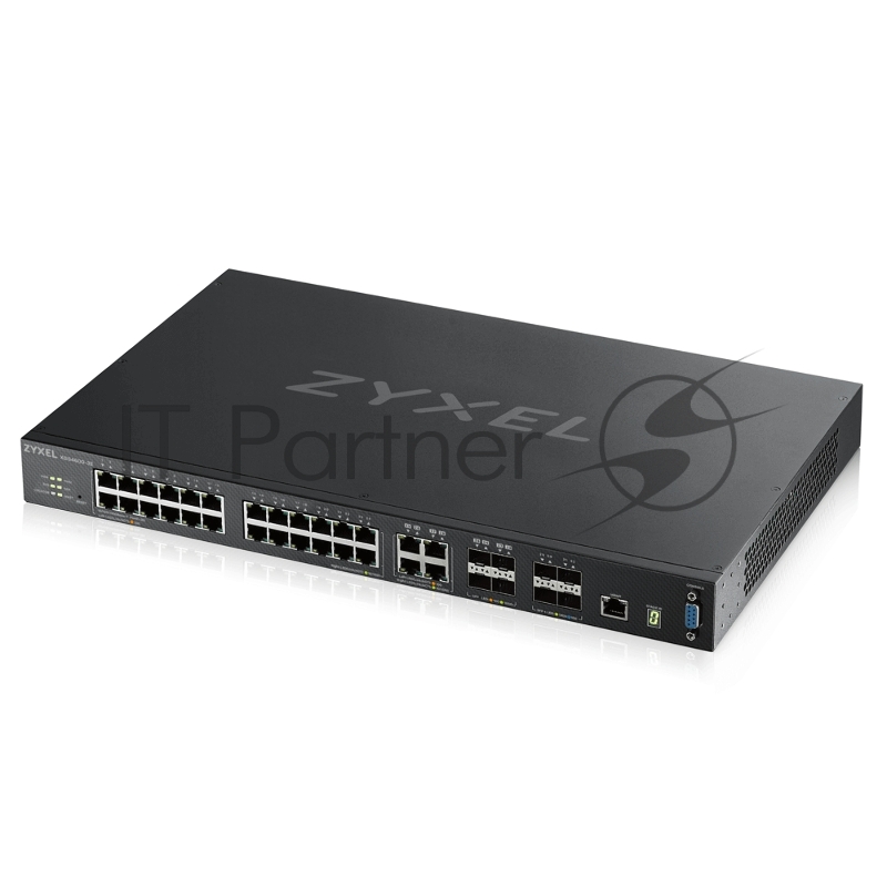 Коммутатор ZYXEL ZYXEL XGS4600-32 L3 Managed Switch, 28 port Gig and 4x 10G SFP+, stackable, dual PSU