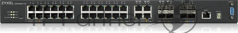 Коммутатор ZYXEL ZYXEL XGS4600-32 L3 Managed Switch, 28 port Gig and 4x 10G SFP+, stackable, dual PSU