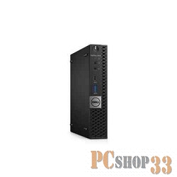 ПК Dell Optiplex 7050 Micro i7 7700T (2.9)/8Gb/500Gb 7.2k/HDG630/DVDRW/Linux Ubuntu/GbitEth/WiFi/BT/