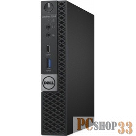 ПК Dell Optiplex 7050 Micro i7 7700T (2.9)/8Gb/500Gb 7.2k/HDG630/DVDRW/Linux Ubuntu/GbitEth/WiFi/BT/