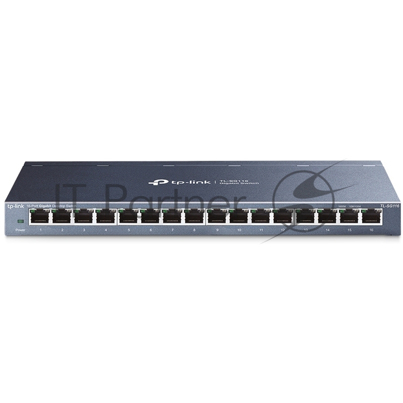 Коммутатор TP-LINK TL-SG116 16-портовый гигабитный настольный коммутатор