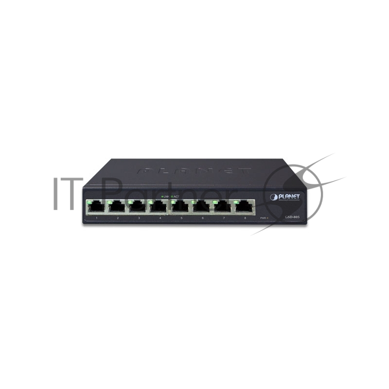 GSD-805 SOHO коммутатор 8-Port 1000Base-T Desktop Gigabit Ethernet Switch - Internal Power