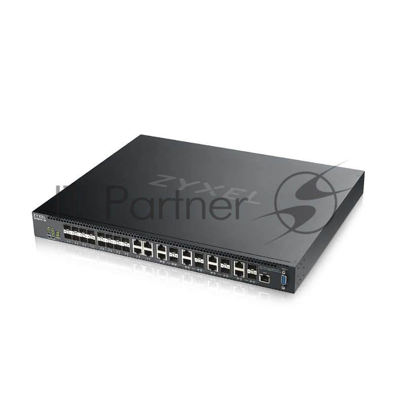 Коммутатор Zyxel XS3800-28 L2+ switch , 4xRJ-45: 1 / 2.5 / 5 / 10G, 8xCombo (SFP: 1 / 10G, RJ-45: 1 / 2.5 / 5 / 10G), 16xSFP +
