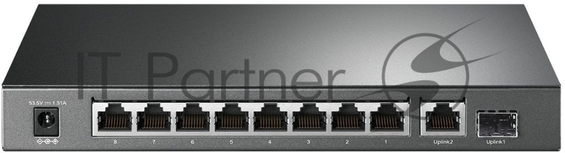 Коммутатор TP-Link TL-SG1210P 10-портовый гигабитный настольный с 8 портами PoE+ SMB