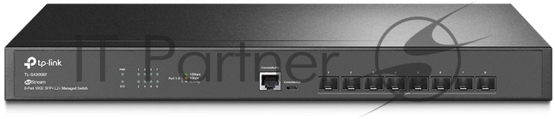 Коммутатор Fully managed switch with full 8-port 10G fiber ports and 160 Gbps switching capacity