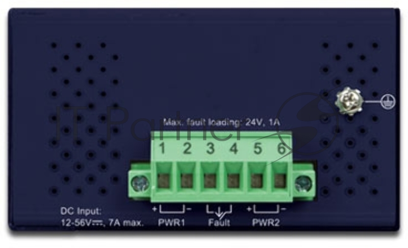 Коммутатор PLANET IP30 5-Port Gigabit Switch with 4-Port 802.3AT POE+ (-40 to 75 C)