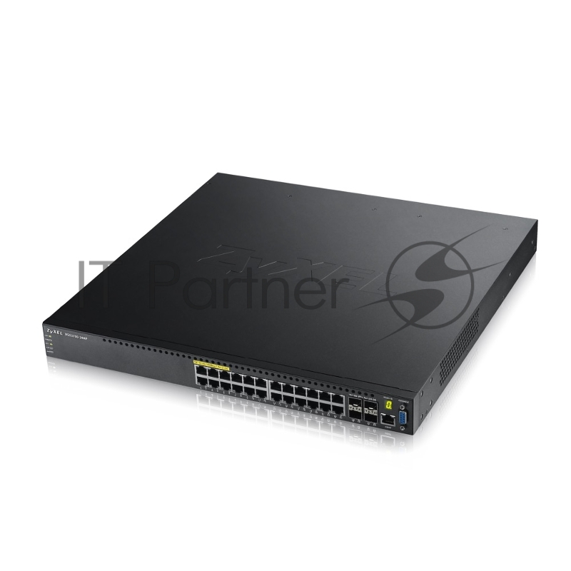 Коммутатор ZYXEL XGS3700-24HP 24 port Layer 2/3 Gigabit Datacenter Switch, PoE, 4x 10G
