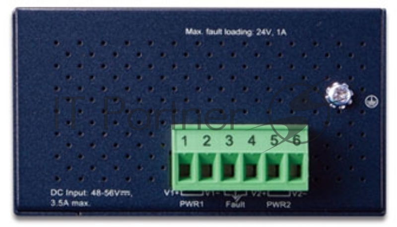 Коммутатор PLANET IGS-5225-4P2S IP40 Industrial L2+/L4 4-Port 1000T 802.3at PoE + 2-Port 100/1000X SFP Full Managed Switch (-40 to 75 C, dual redundant power input on 48~56VDC terminal block, ERPS Ring, 1588, Modbus TCP, ONVIF, Cybersecurity feature