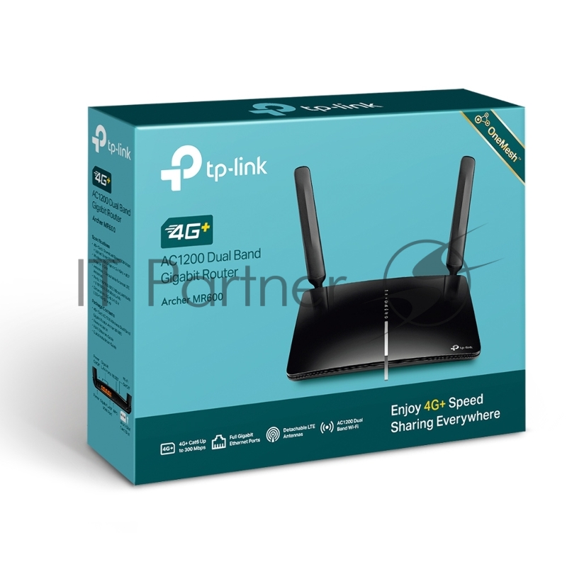 Роутер TP-Link Archer MR600 AC1200 Двухдиапазонный гигабитный 4G+ Cat6 Wi-Fi