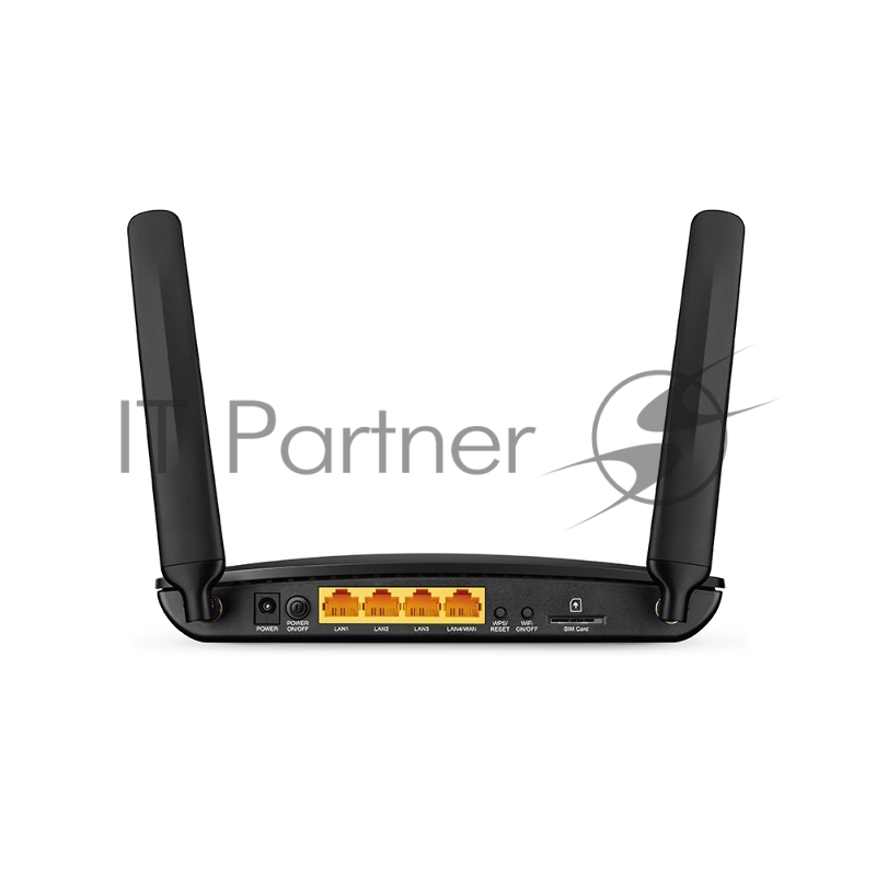 Роутер беспроводной TP-Link Archer MR400 AC1200 10/100BASE-TX/4G черный
