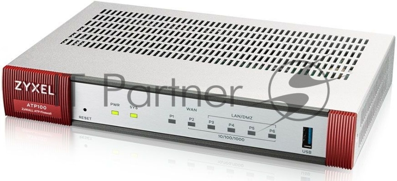Сетевой экран Zyxel ZyWALL ATP100 (ATP100-RU0102F) 10/100/1000BASE-TX/SFP