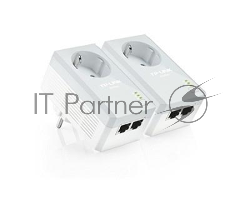 Сетевой адаптер TP-Link TL-PA4020PKIT Сетевое оборудование / PowerLine / Ethernet adapter / TP-Link / TL-PA4020PKIT / 500Mbps, 2 Ethernet порта, розетка, 2 шт в упаковке, 100Mbps Fast Ethernet, HomePlug AV