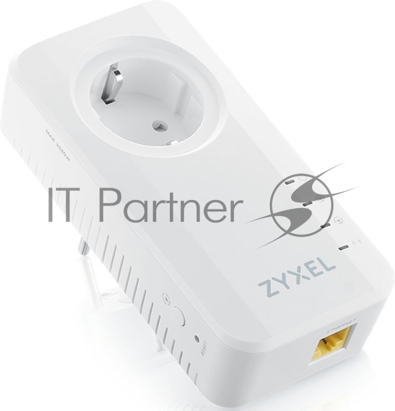Сетевой адаптер Powerline Zyxel PLA6457 PLA6457-EU0201F AV2400 Gigabit Ethernet