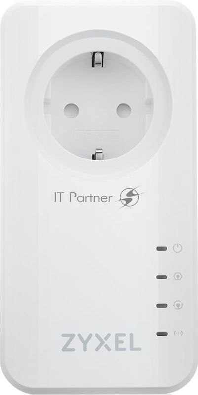 Сетевой адаптер Powerline Zyxel PLA6457 PLA6457-EU0201F AV2400 Gigabit Ethernet