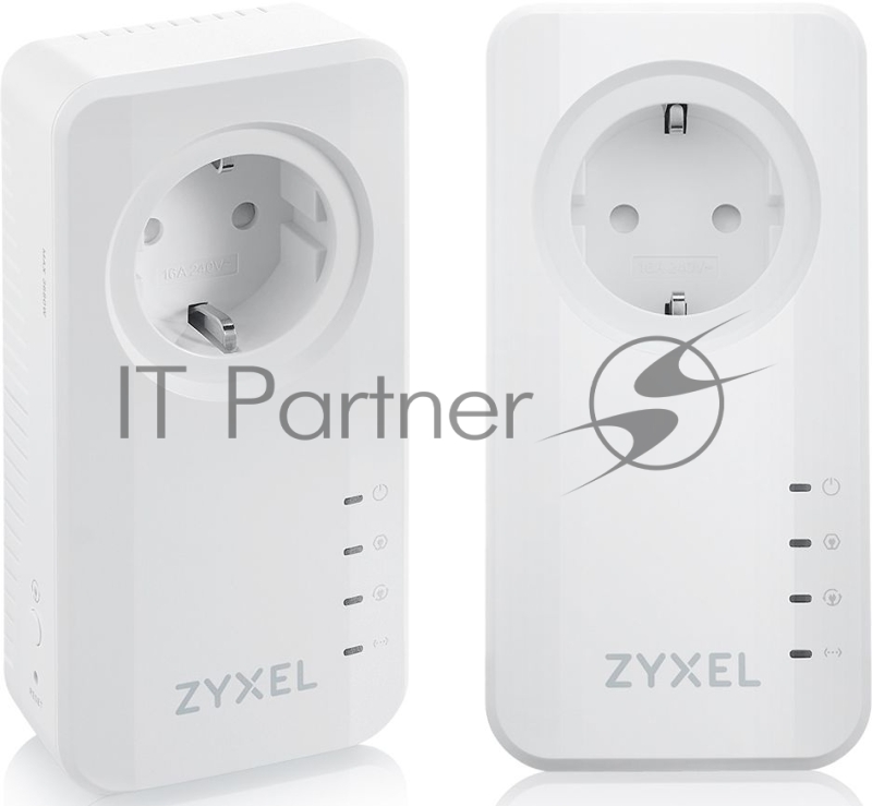 Сетевой адаптер Powerline Zyxel PLA6457 PLA6457-EU0201F AV2400 Gigabit Ethernet