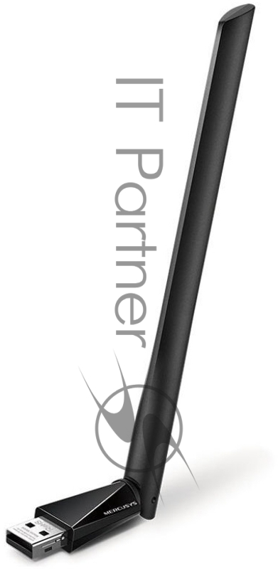 Двухдиапазонный Wi-Fi USB адаптер Mercusys MU6H AC650 высокого усиления