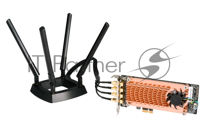 Сетевая карта Wi-Fi QNAP QWA-AC2600 Dual-band AC2600 wireless PCIe expansion card