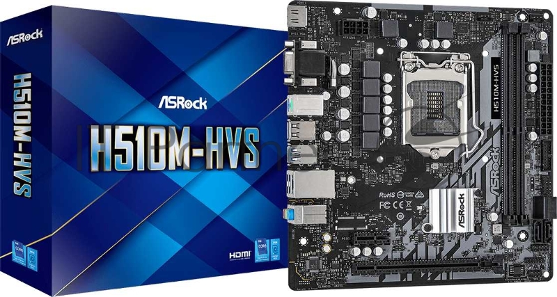 Материнская плата ASRock H510M-HVS H510 S1200 MATX