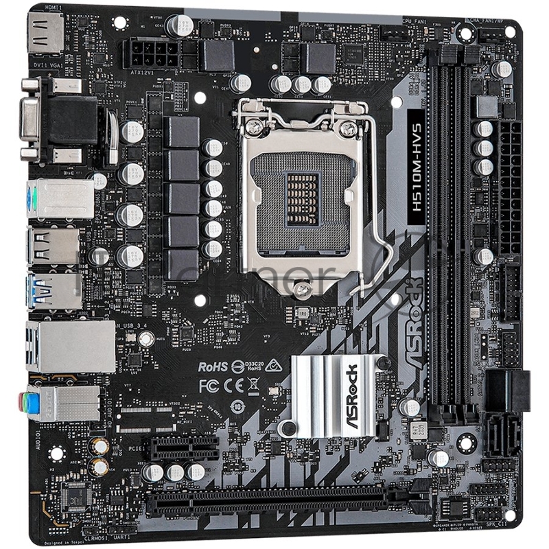 Материнская плата ASRock H510M-HVS H510 S1200 MATX