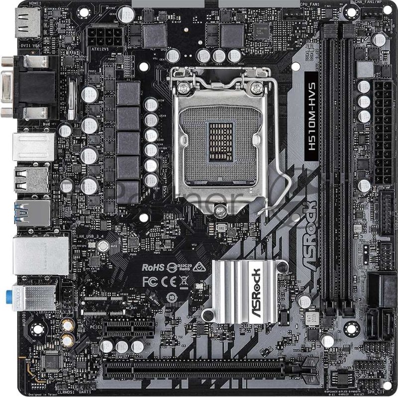 Материнская плата ASRock H510M-HVS H510 S1200 MATX