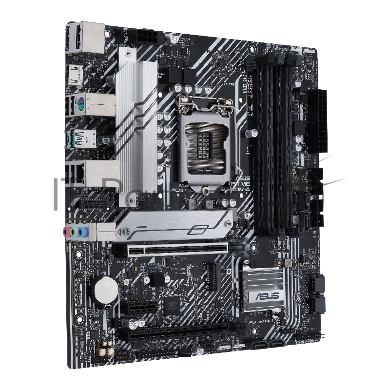 Материнская плата ASUS PRIME B560M-A, LGA1200, B560, 4*DDR4, DP+ 2* HDMI, SATA3 + RAID, Audio, Gb LAN, USB 3.2*6, USB 2.0*6, COM*1 header, LPT*1 header (w/o cable), mATX 90MB17A0-M0EAY0