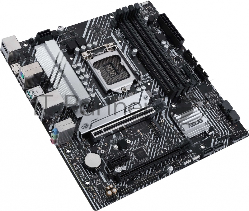 Материнская плата ASUS PRIME B560M-A, LGA1200, B560, 4*DDR4, DP+ 2* HDMI, SATA3 + RAID, Audio, Gb LAN, USB 3.2*6, USB 2.0*6, COM*1 header, LPT*1 header (w/o cable), mATX 90MB17A0-M0EAY0