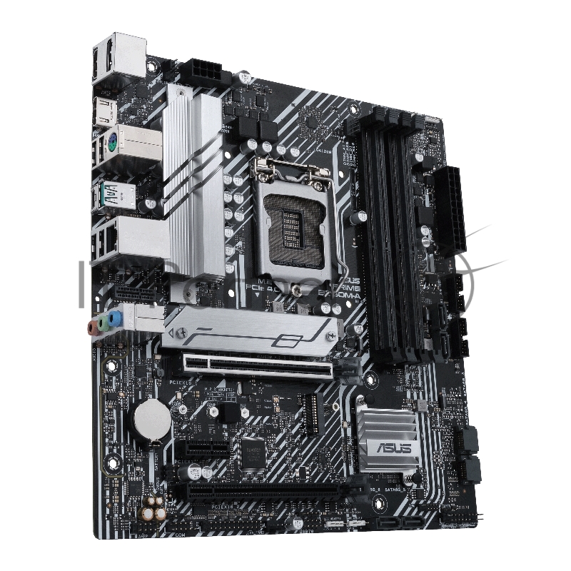 Материнская плата ASUS PRIME B560M-A, LGA1200, B560, 4*DDR4, DP+ 2* HDMI, SATA3 + RAID, Audio, Gb LAN, USB 3.2*6, USB 2.0*6, COM*1 header, LPT*1 header (w/o cable), mATX 90MB17A0-M0EAY0