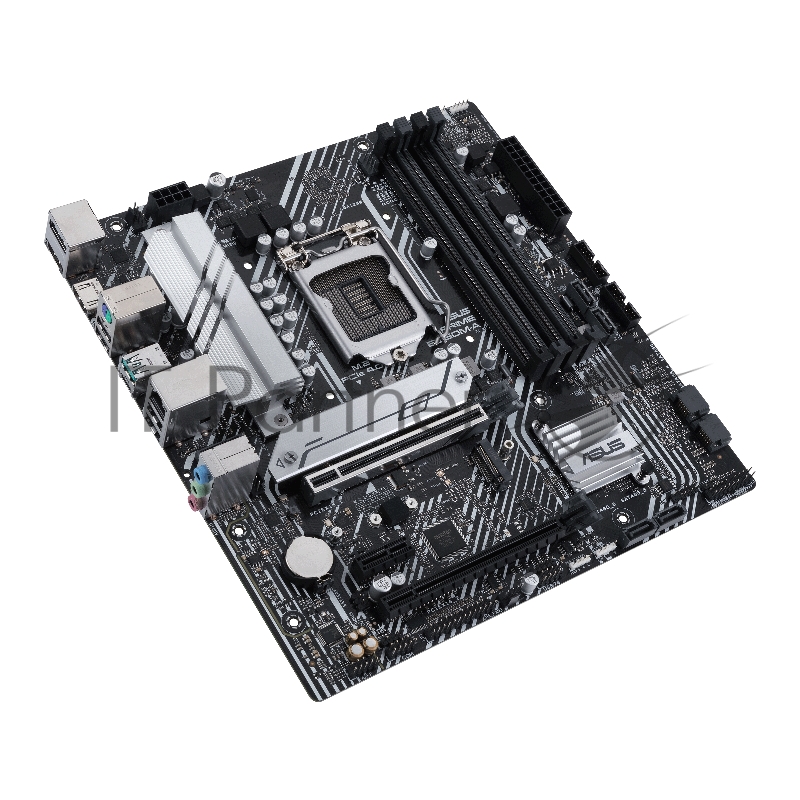 Материнская плата ASUS PRIME B560M-A, LGA1200, B560, 4*DDR4, DP+ 2* HDMI, SATA3 + RAID, Audio, Gb LAN, USB 3.2*6, USB 2.0*6, COM*1 header, LPT*1 header (w/o cable), mATX 90MB17A0-M0EAY0