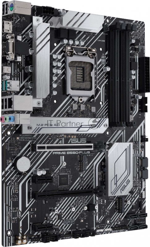 Материнская плата ASUS PRIME B560-PLUS, LGA1200, B560, 4*DDR4, DP+ DVI + HDMI, CrossFireX, SATA3 + RAID, Audio, Gb LAN, USB 3.2*6, USB 2.0*6, COM*1 header (w/o cable), ATX 90MB16N0-M0EAY0