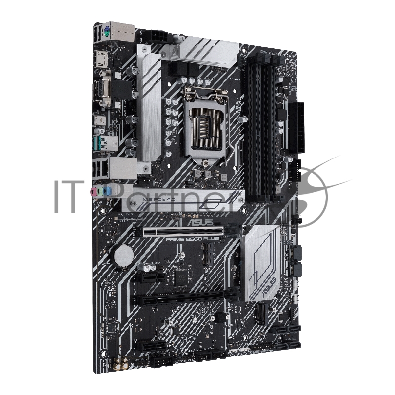 Материнская плата ASUS PRIME B560-PLUS, LGA1200, B560, 4*DDR4, DP+ DVI + HDMI, CrossFireX, SATA3 + RAID, Audio, Gb LAN, USB 3.2*6, USB 2.0*6, COM*1 header (w/o cable), ATX 90MB16N0-M0EAY0
