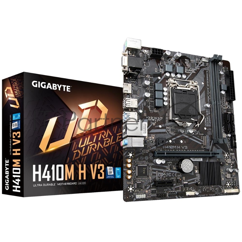 Материнская плата Gigabyte H410M H V3 rev 1.3 (H510 S1200 MATX)