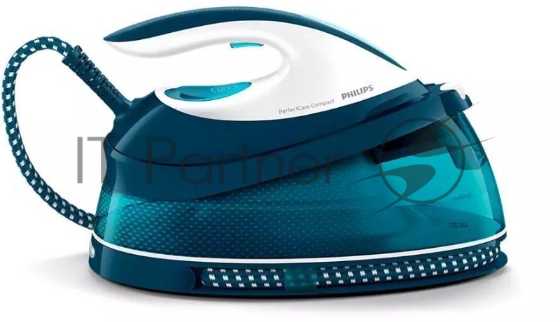 Парогенератор Philips Парогенератор Philips/ Парогенератор, 2400 Вт, удар 400 г, пар 120 г/мин, 6,5 бар, SteamGlide, OptimalTEMP, автоотключение