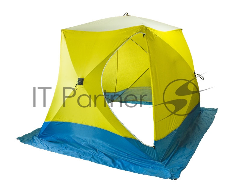 Палатка рыбака КУБ 3 трехслойная LONG дышащая (Стэк)