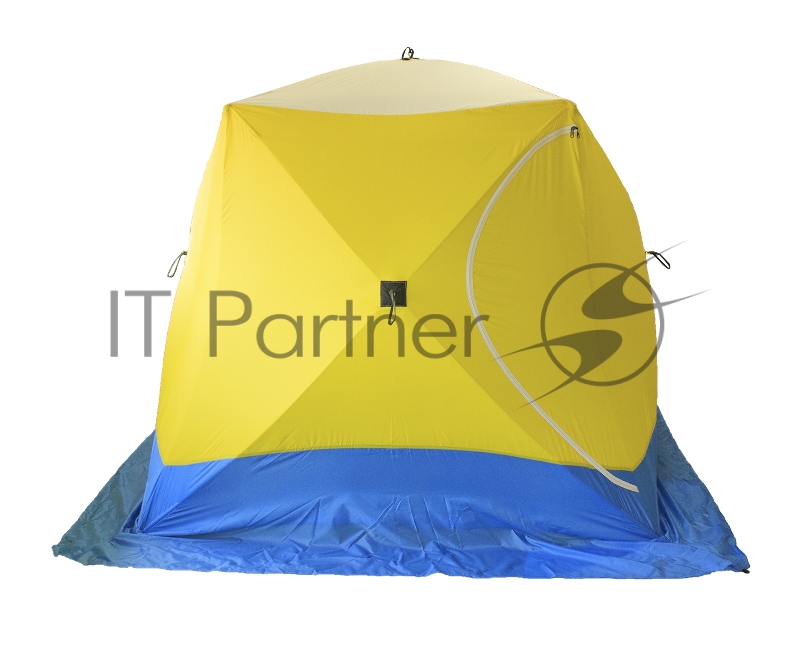 Палатка рыбака КУБ 3 трехслойная LONG дышащая (Стэк)