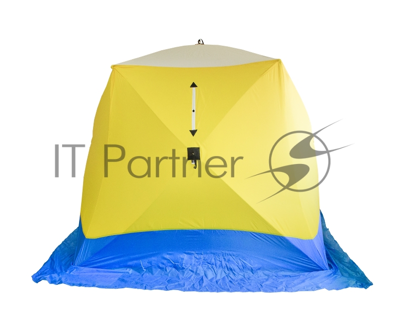 Палатка рыбака КУБ 3 трехслойная LONG дышащая (Стэк)