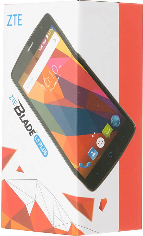 Смартфон ZTE Blade L5 Plus 8Gb Black 5 1280x720 Android 5.1 Dual Sim