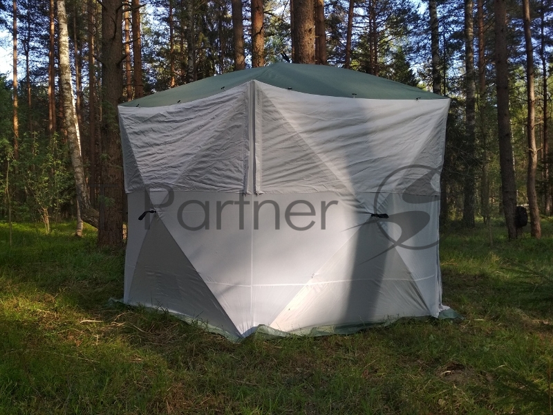 Тент CAMPACK-TENT A-2002W NEW, куб-автомат, с ветро-влагозащитными полотнами