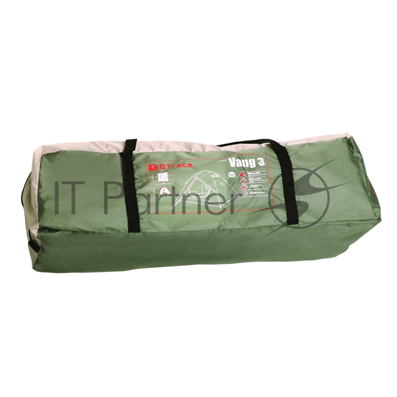 Палатка BTrace Vang 3 (Зеленый/Бежевый)