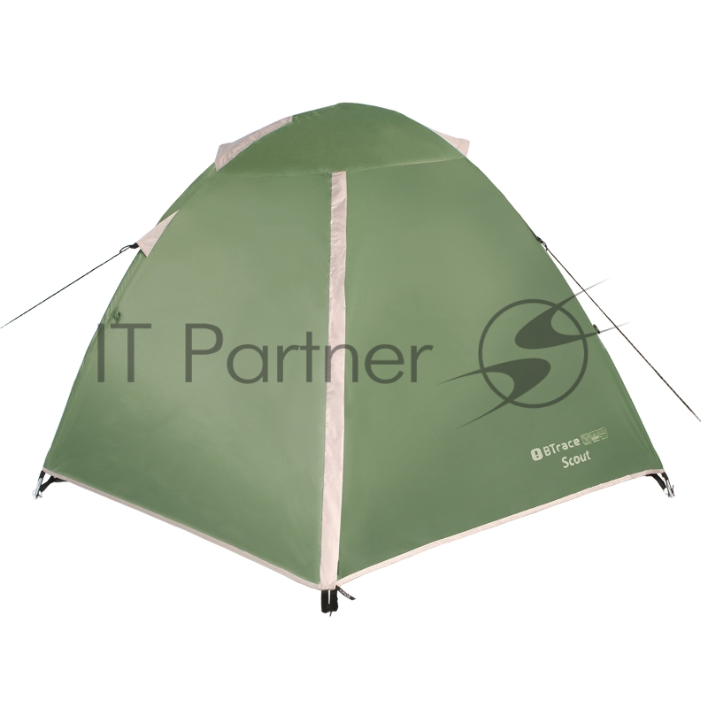 Палатка Scout 2 BTrace (Зеленый/Бежевый